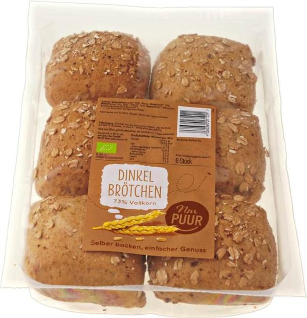 Produktfoto zu Brötchen, VK-Dinkel SB 6 Stk