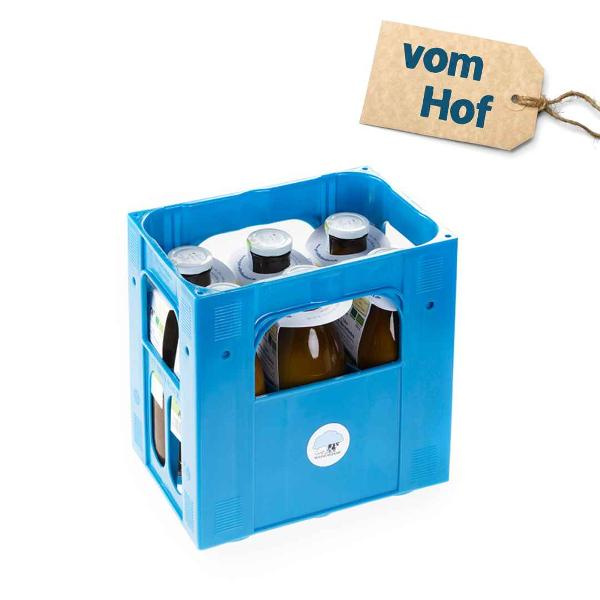 Produktfoto zu Bioland Vollmilch 6x1l Träger