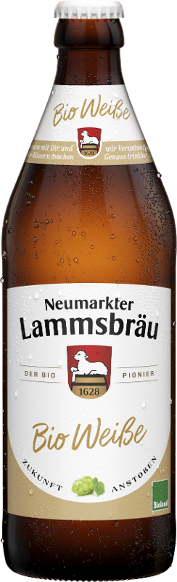 Produktfoto zu Lammsbräu Weiße  10 x 0,5 l