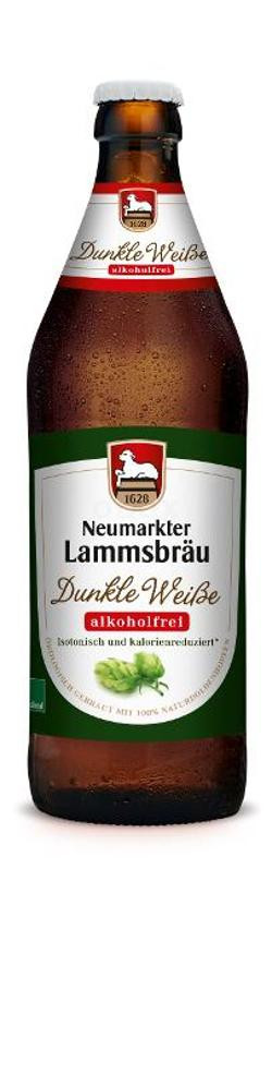 Produktfoto zu Lammsbräu Dunkle Weiße alkoholfrei 10 x 0,5 l