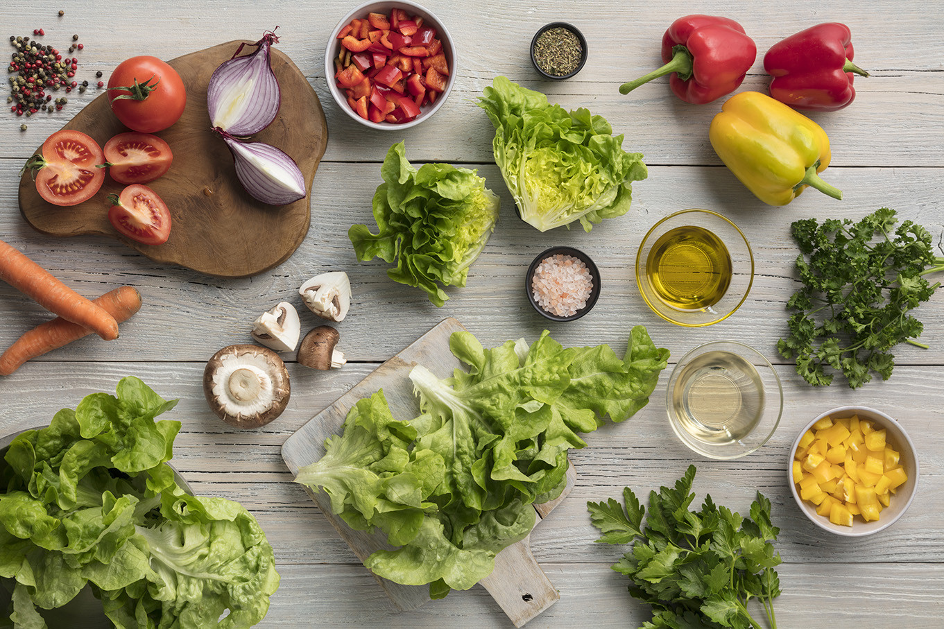 Rote Linsen - Salat mit roter Bete