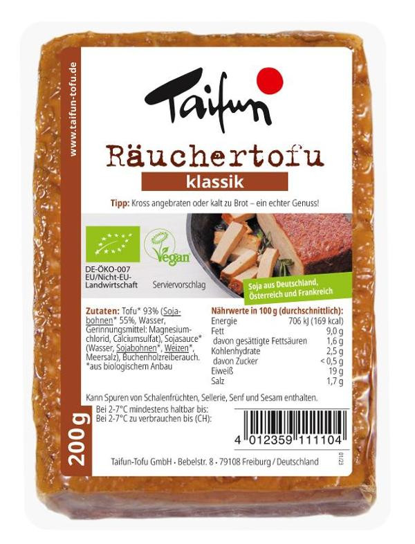 Produktfoto zu Räuchertofu klassik, Taifun