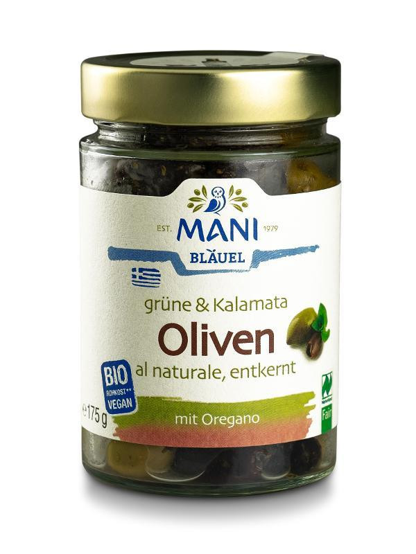 Produktfoto zu Grüne & Kalamata Oliven al Natural