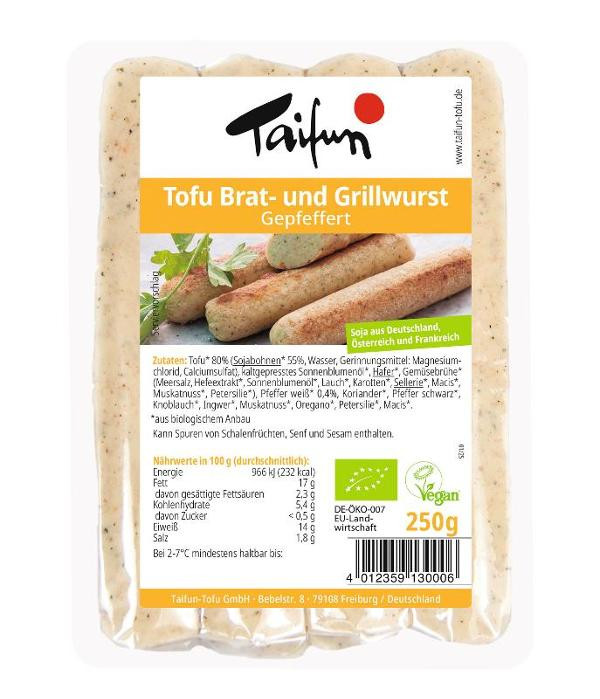 Produktfoto zu Tofu, Grillknacker, 250g