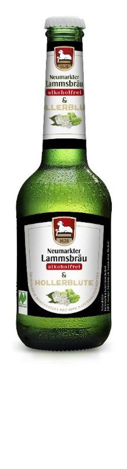 Produktfoto zu Lammsbräu Hollerblüte alkoholfrei 10 x 0,33 l