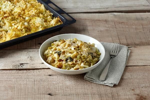 Produktfoto zu Wirsing-Nudeln vom Blech