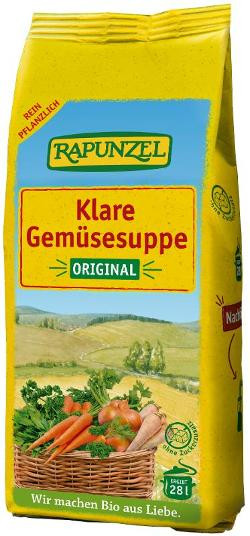 Produktfoto zu Gemüsebrühe, Klare Suppe, mit Bio-Hefe, Nachfüllbeutel