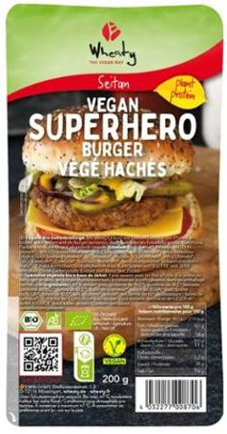 Produktfoto zu Wheaty Veganer Superhero Burger, 2 Stk