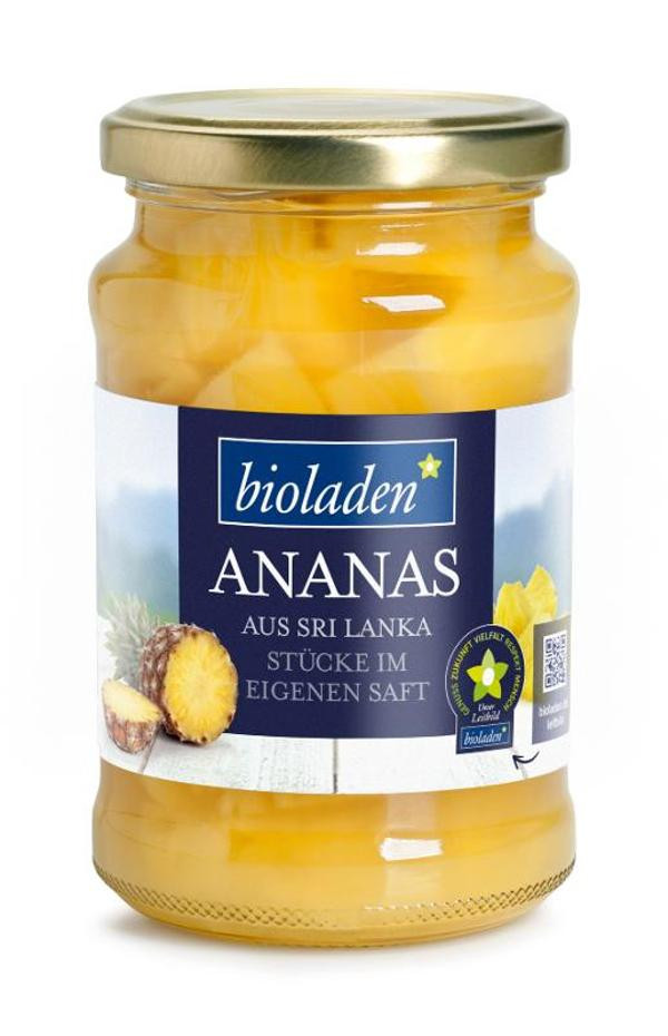 Produktfoto zu Ananasstücke, 370 ml