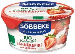 Produktfoto zu Sahne Kefir a. Frucht Erdbeer