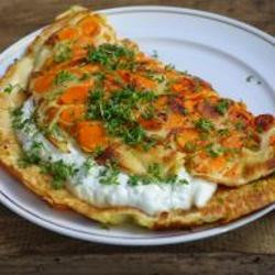 Produktfoto zu Kochkiste: Möhrenpfannkuchen mit Quarkdip