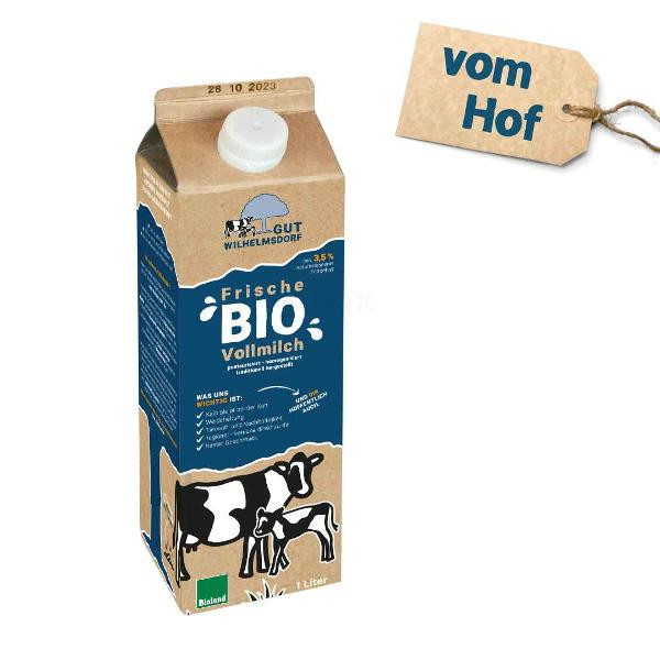 Produktfoto zu Bioland Vollmilch 1l Klimakarton