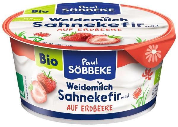 Produktfoto zu Sahne Kefir a. Frucht Erdbeer