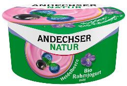 Produktfoto zu Rahmjoghurt Heidelbeere-Cassis